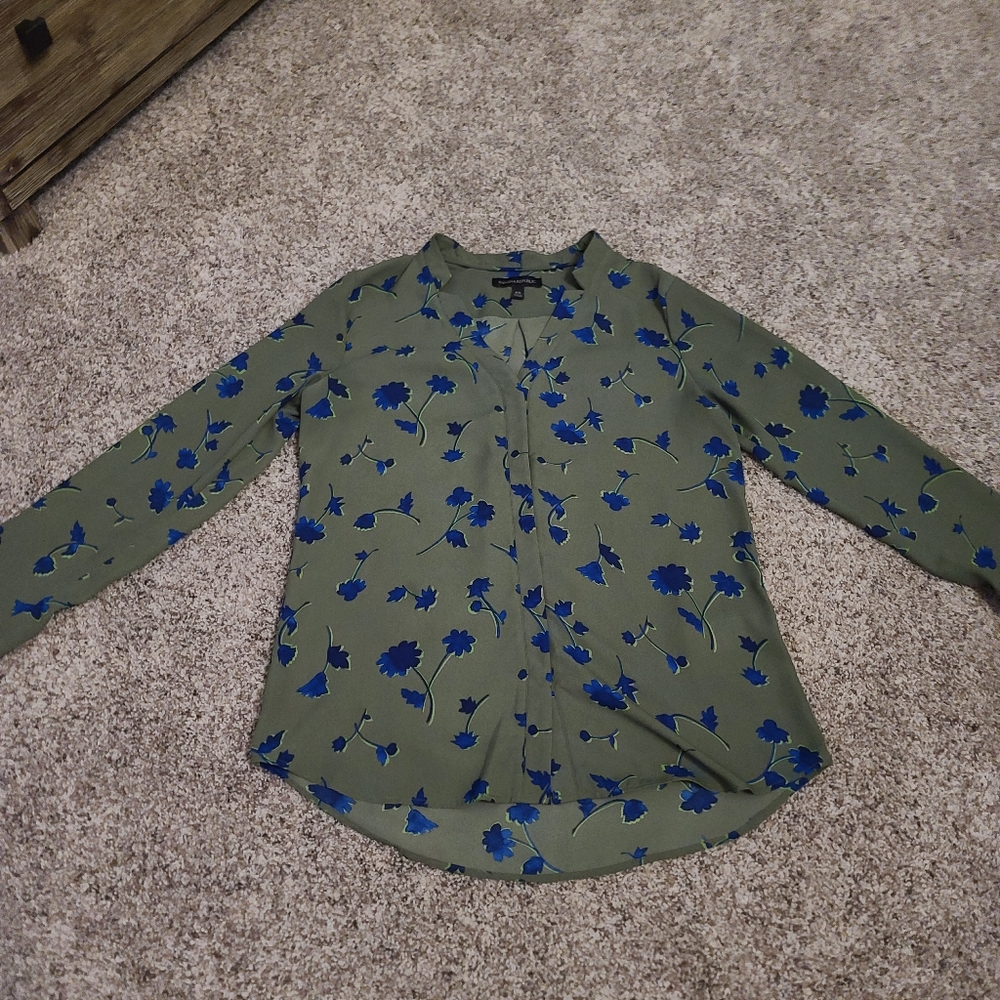 Floral Button Up